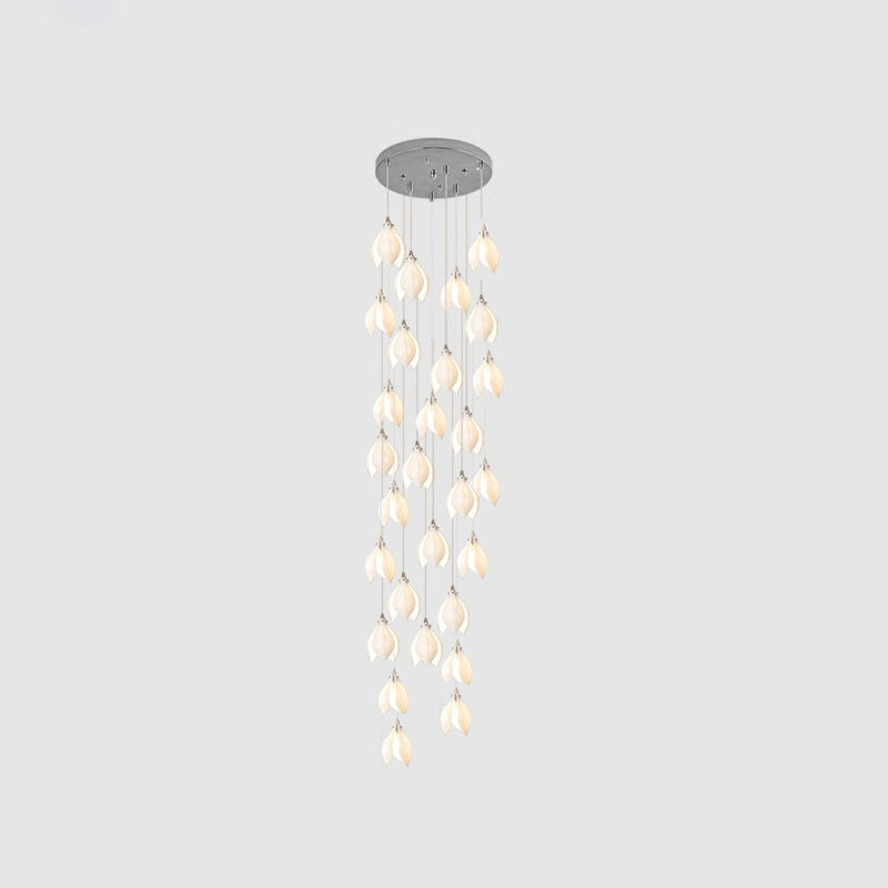Fioenaya Pendant Lamp White Floral Ceramic