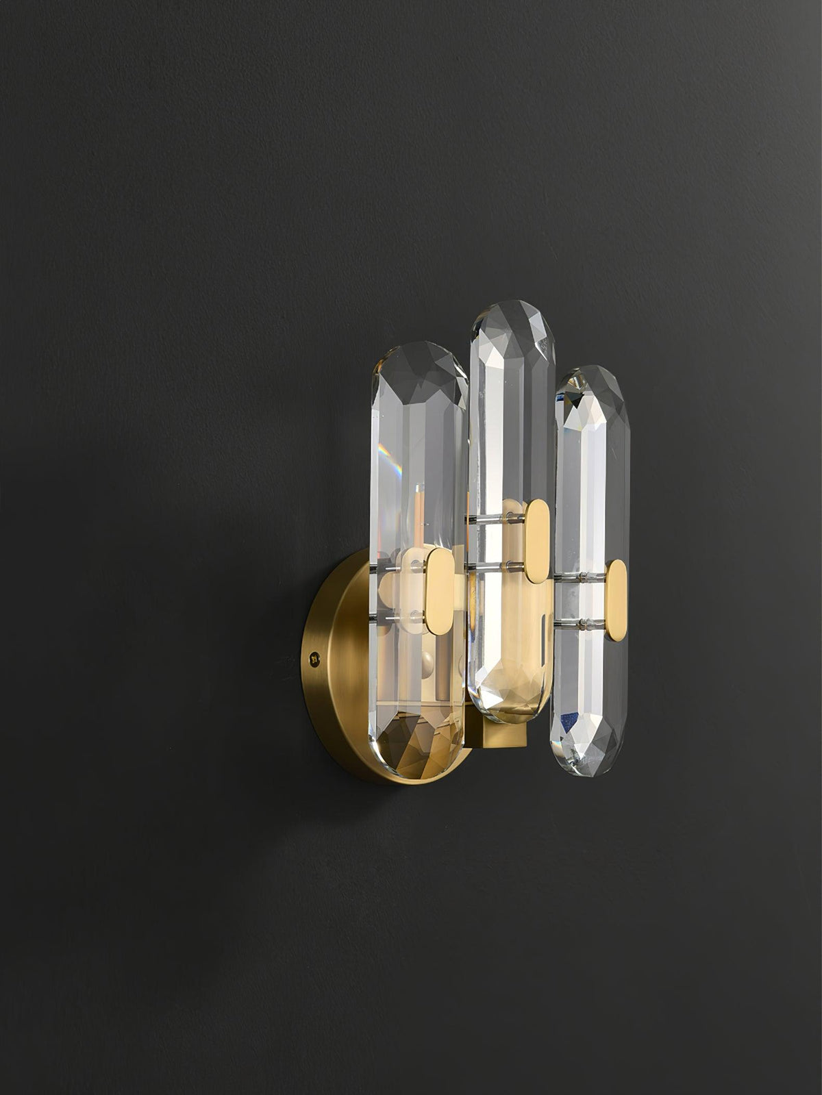 Gevon Postmodern Luxury Crystal Sconce Wall Lamp