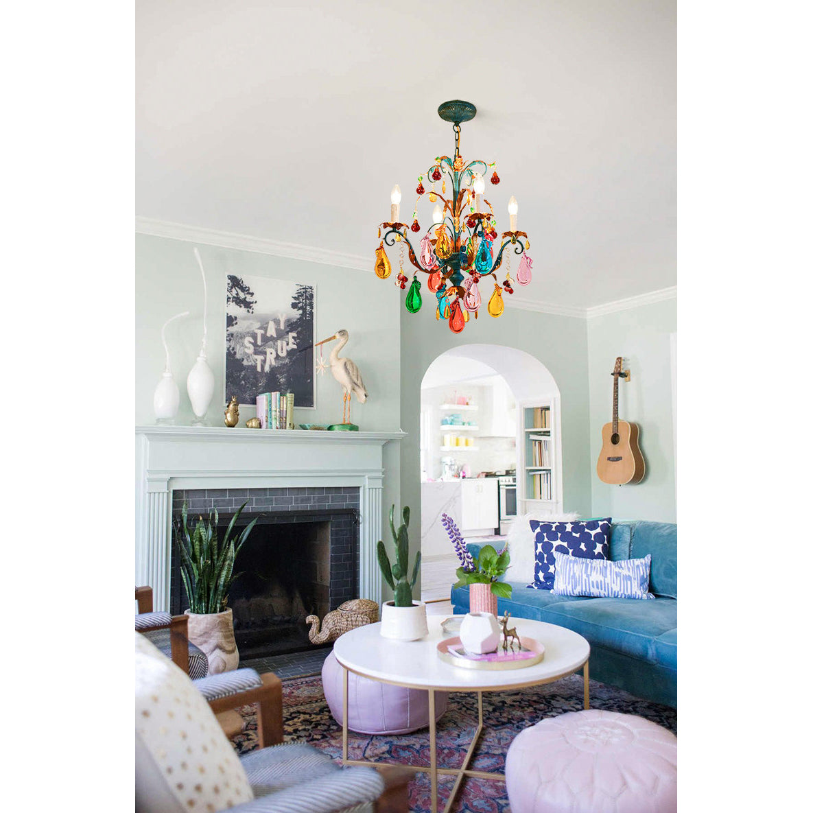 Marian Vivid Glass Chandelier