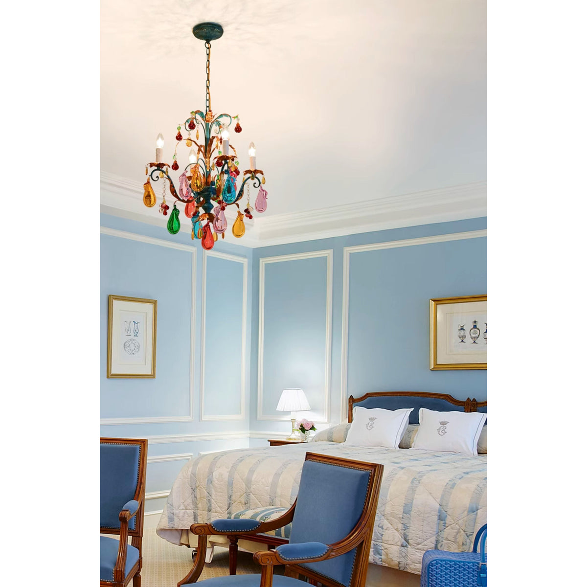 Marian Vivid Glass Chandelier