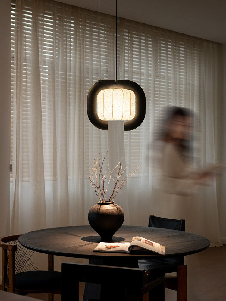 Ulverstone Fluted Paper Pendant Lamp