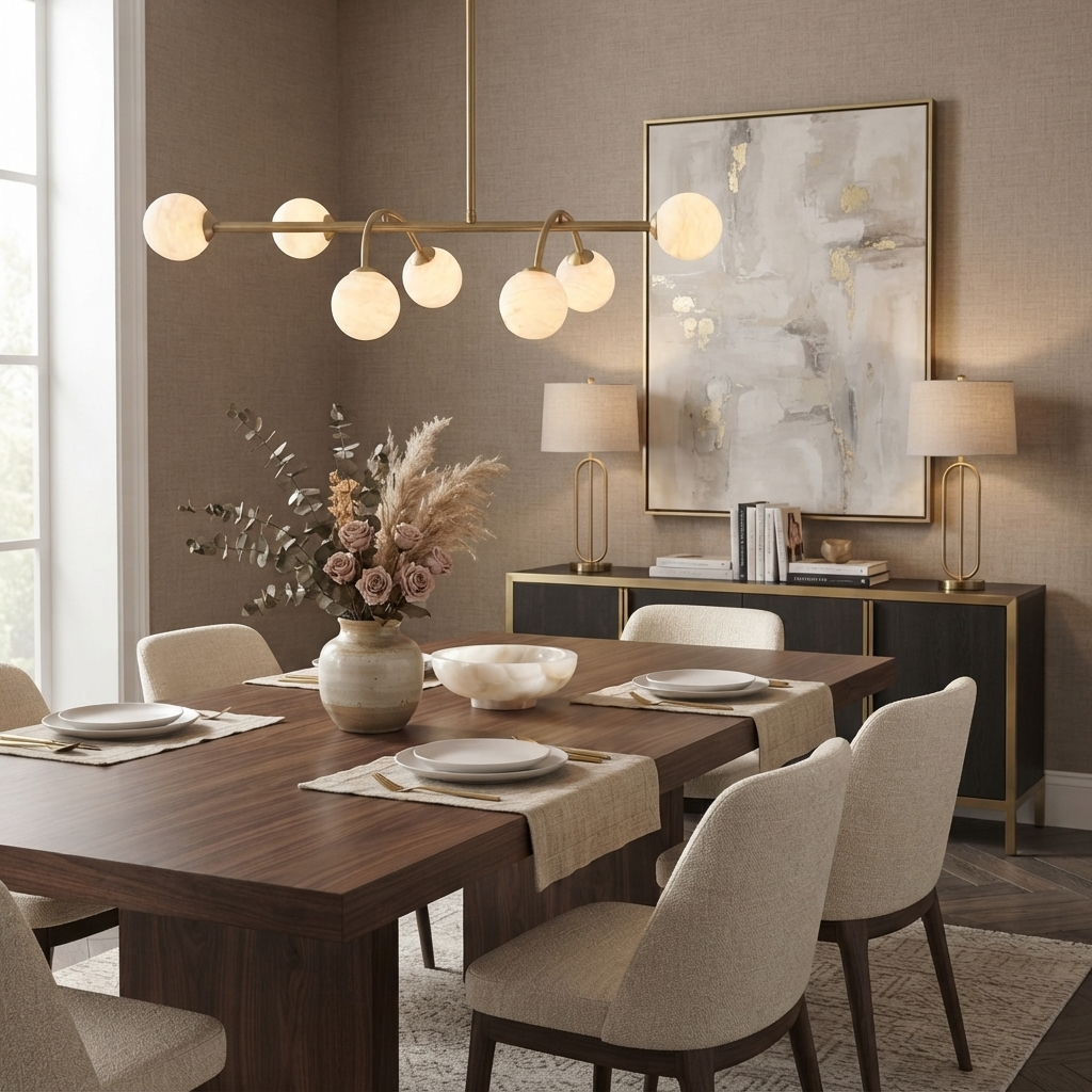 Elmsstone Alabaster Chandelier