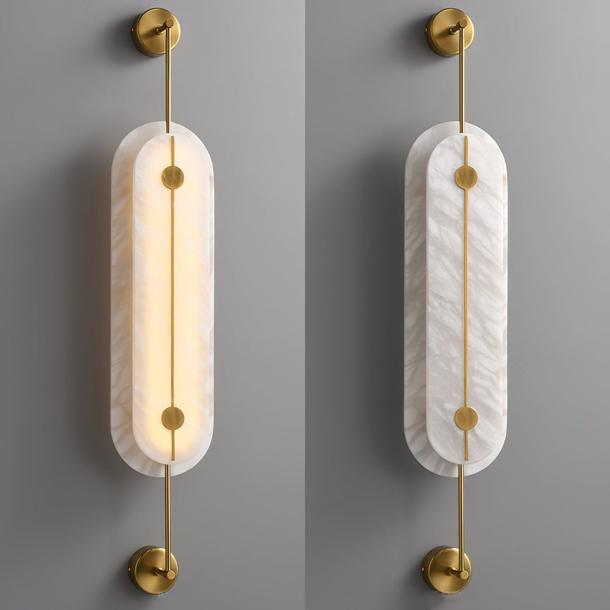 Brace Alabaster Wall Lamp