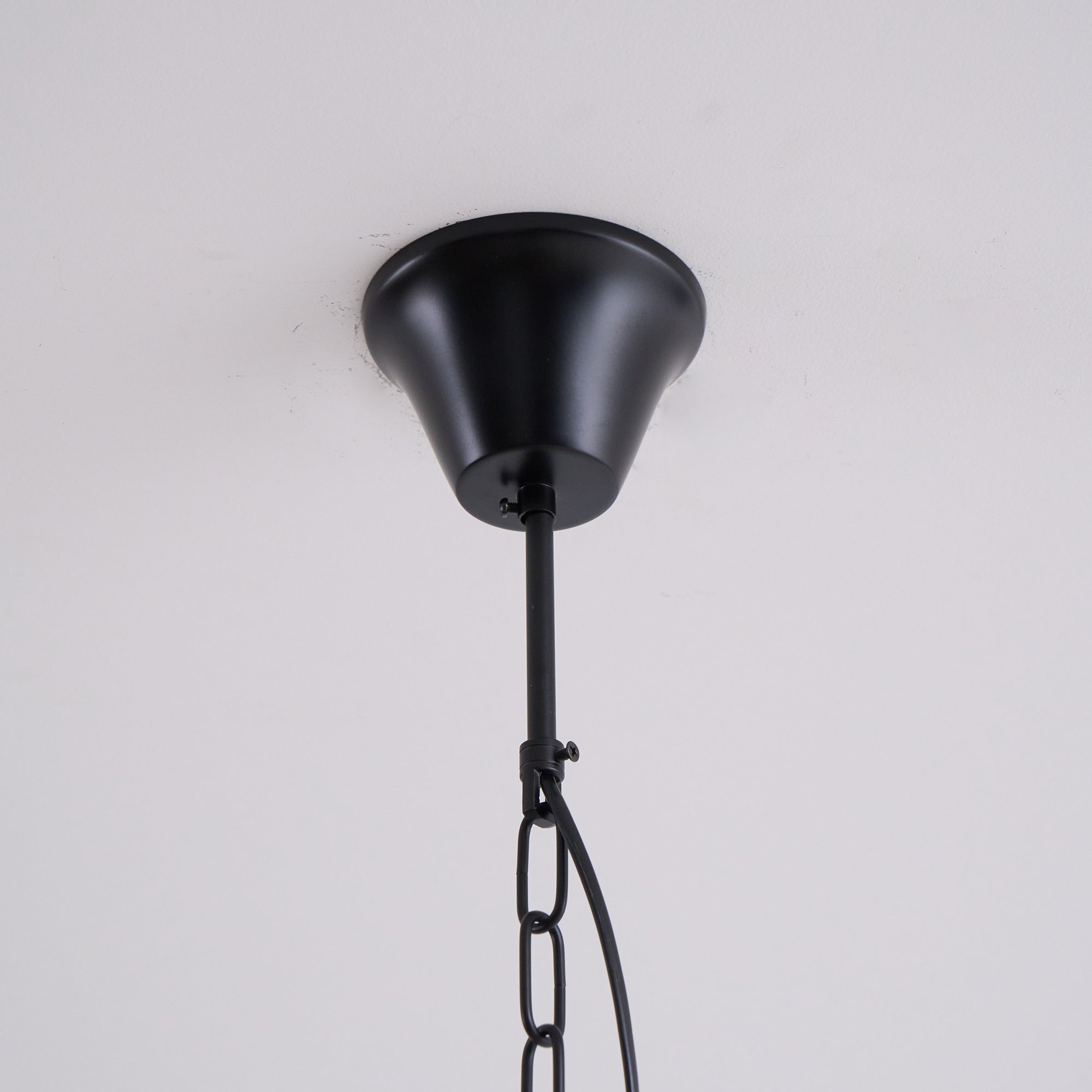 Svelte Vintage Industrial Glass Pendant Light