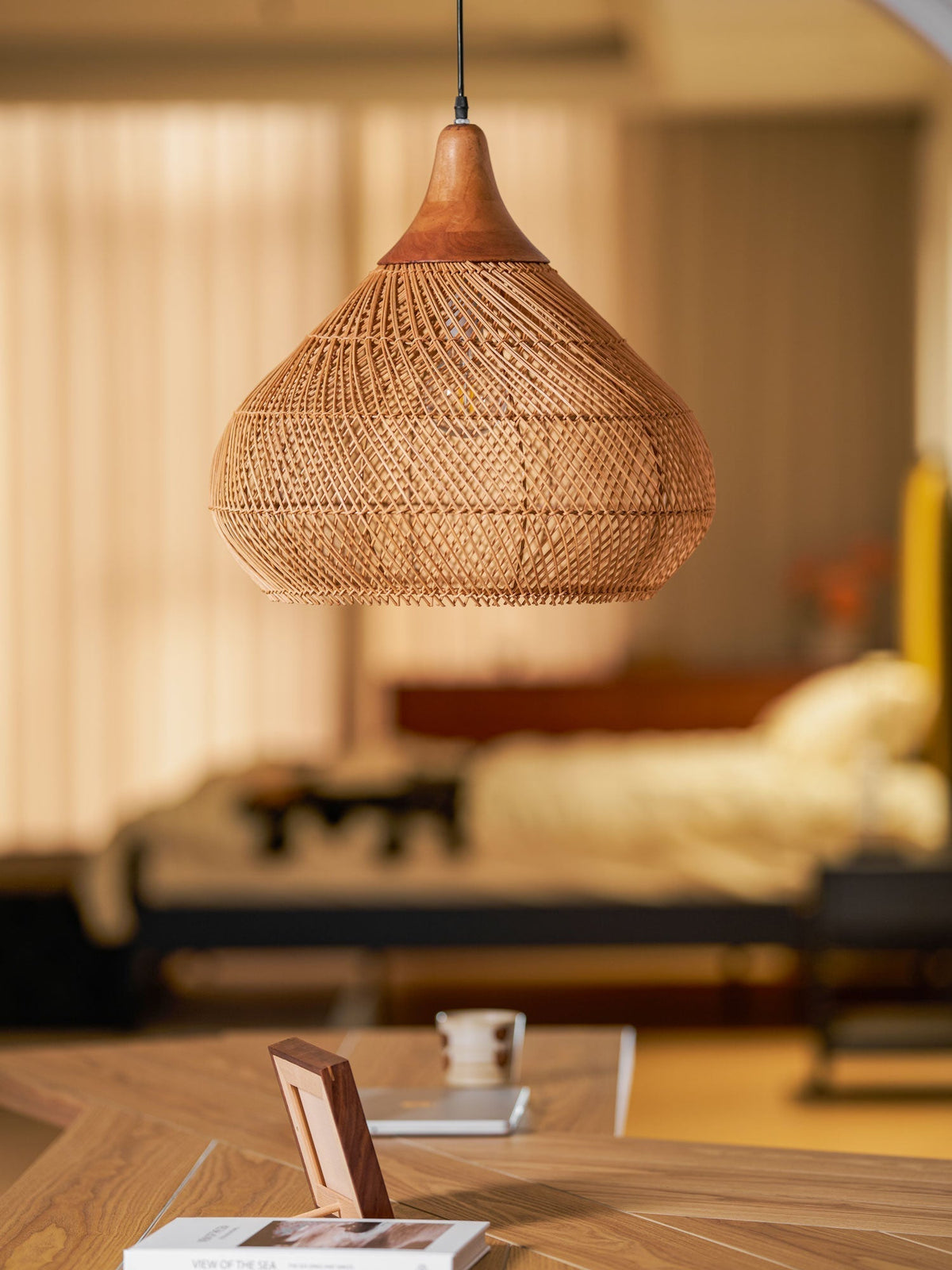 Solavn Rattan Wood Pendant Lamp