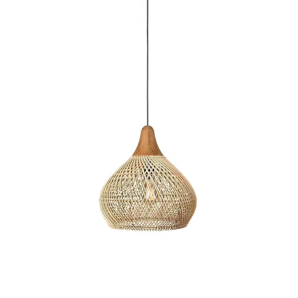 Visopam Braided Rattan Livingroom Pendant Lamp