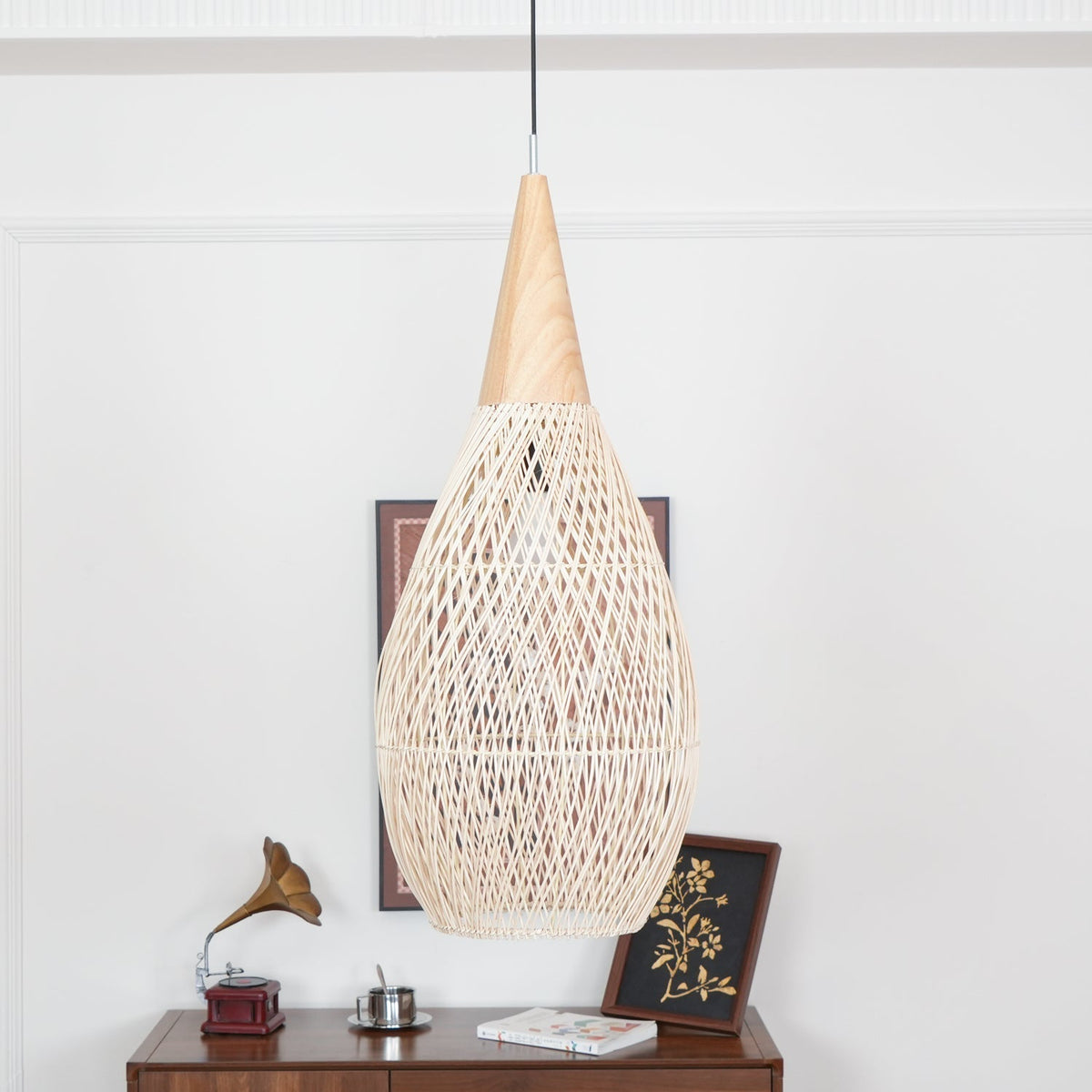 Solavn Rattan Wood Pendant Lamp