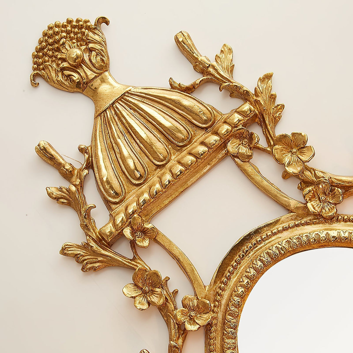 Elyndor Carved Mirror Wall Lamp