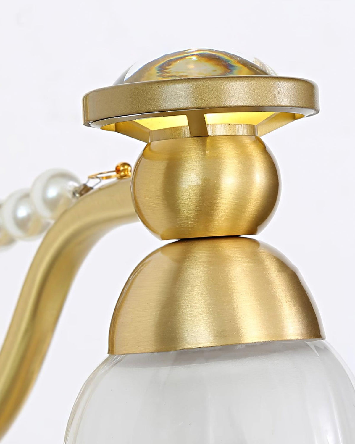 Zoey Brass Floral Wall Lamp