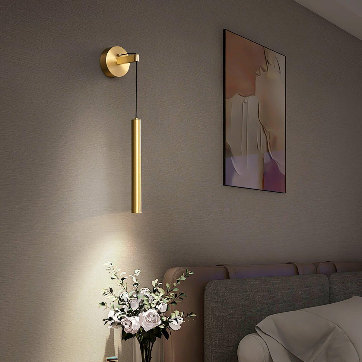 Hipadot Indoor Wall Lamp Brass Liner