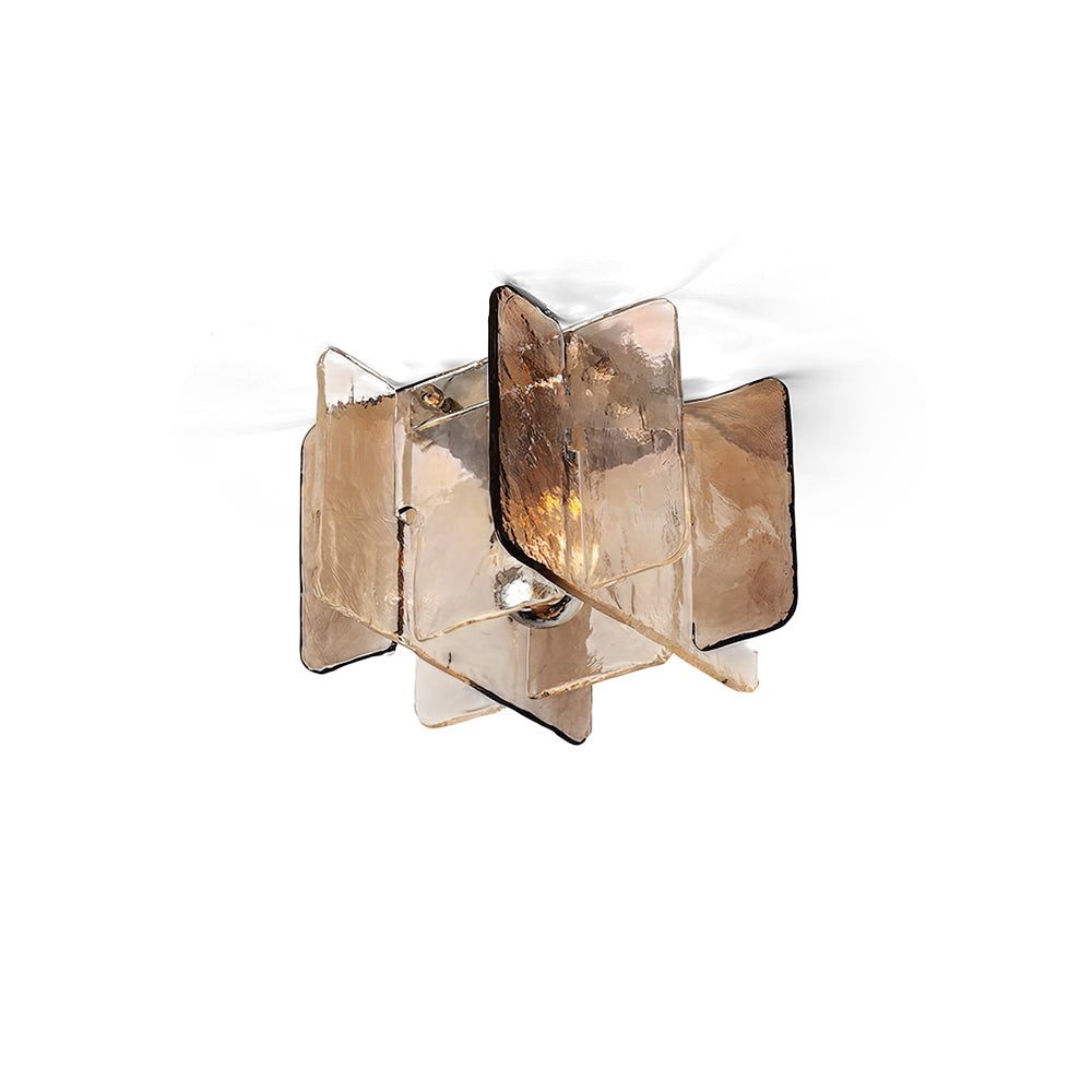 Brera Intersecting Glass Flush Mount