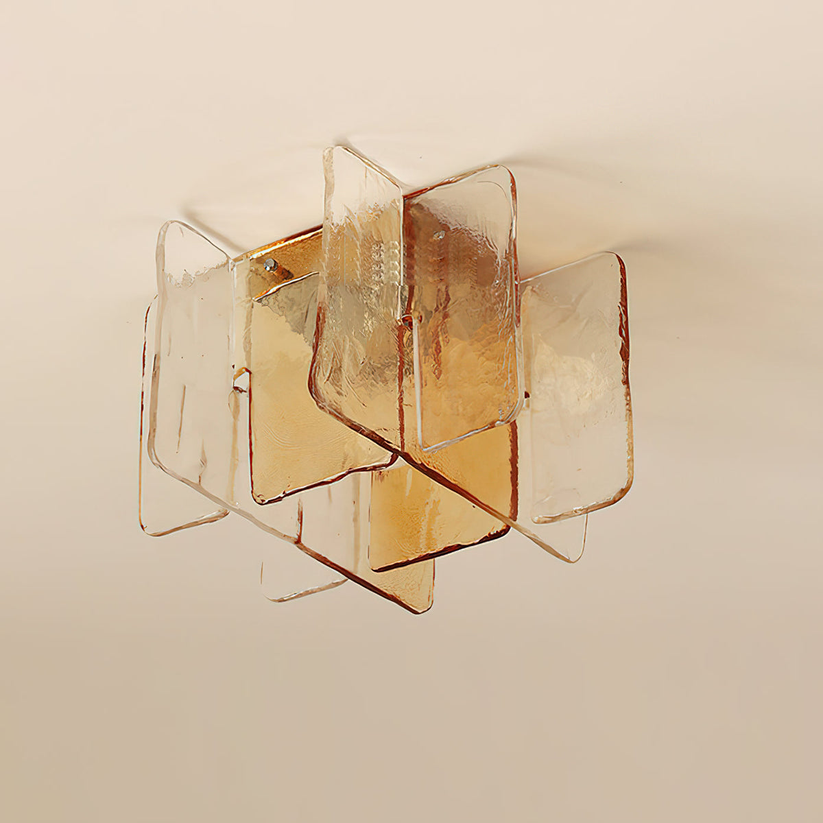 Brera Intersecting Glass Flush Mount