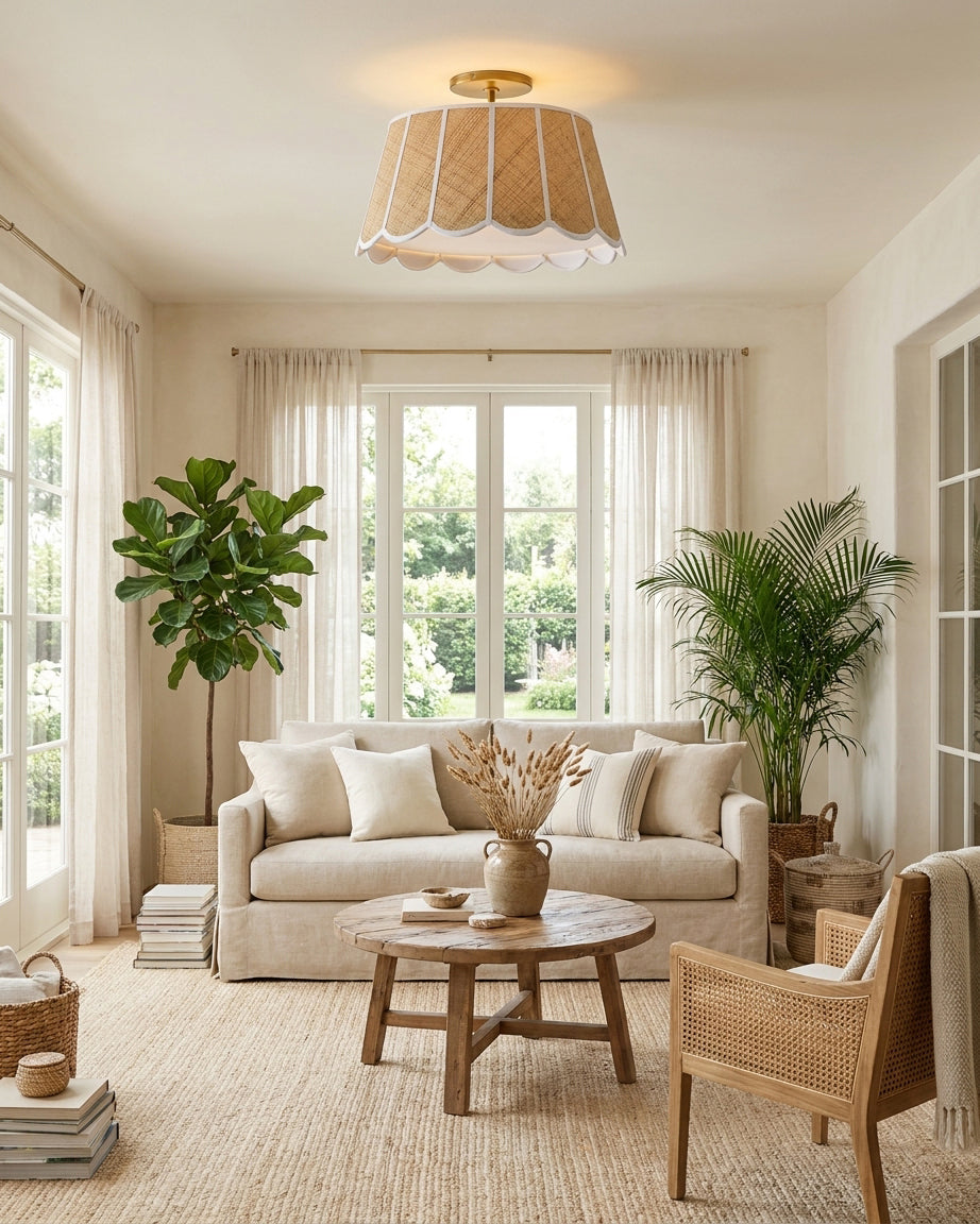 Caloreon Flush Mount Ceiling Light