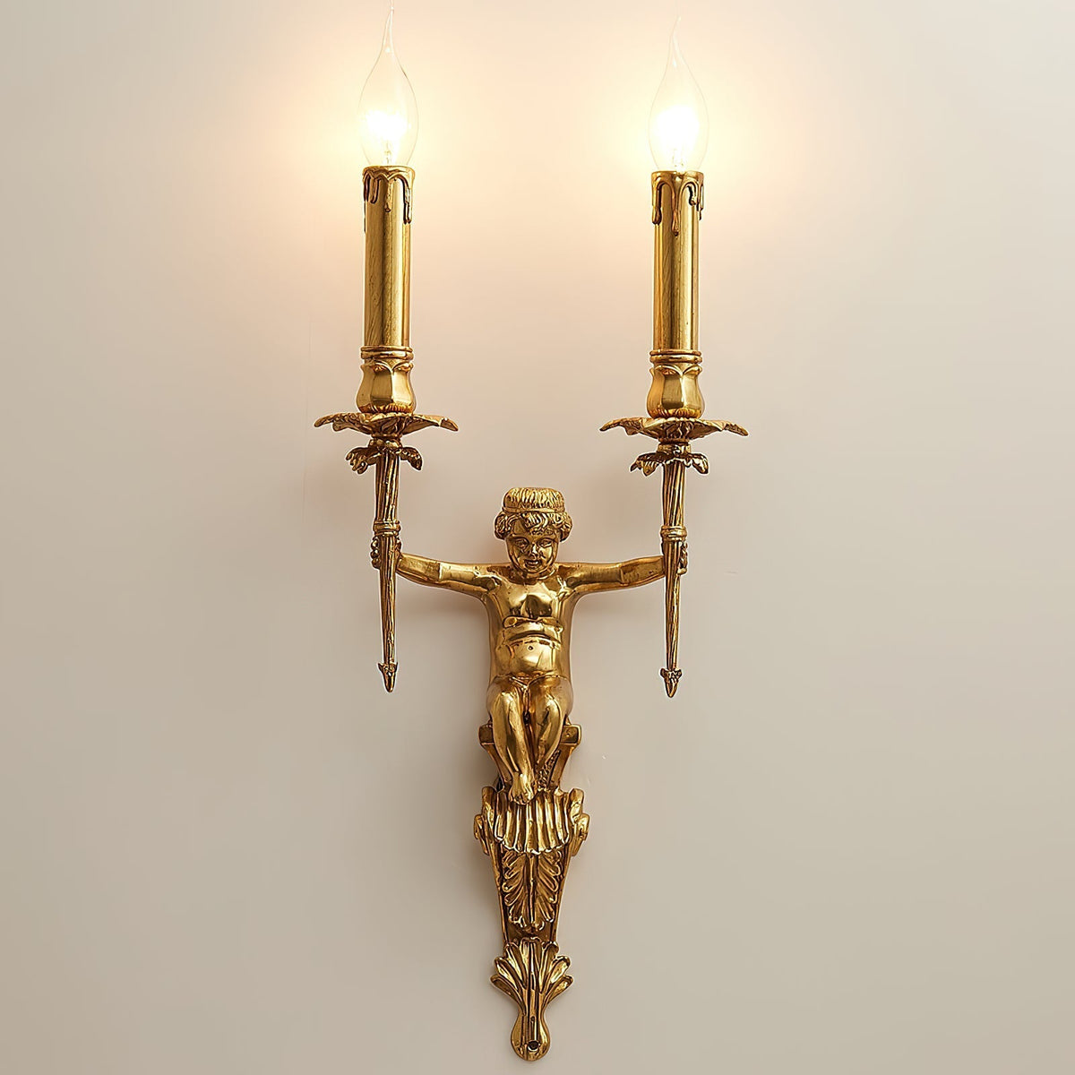 Helion Brass Wall Lamp