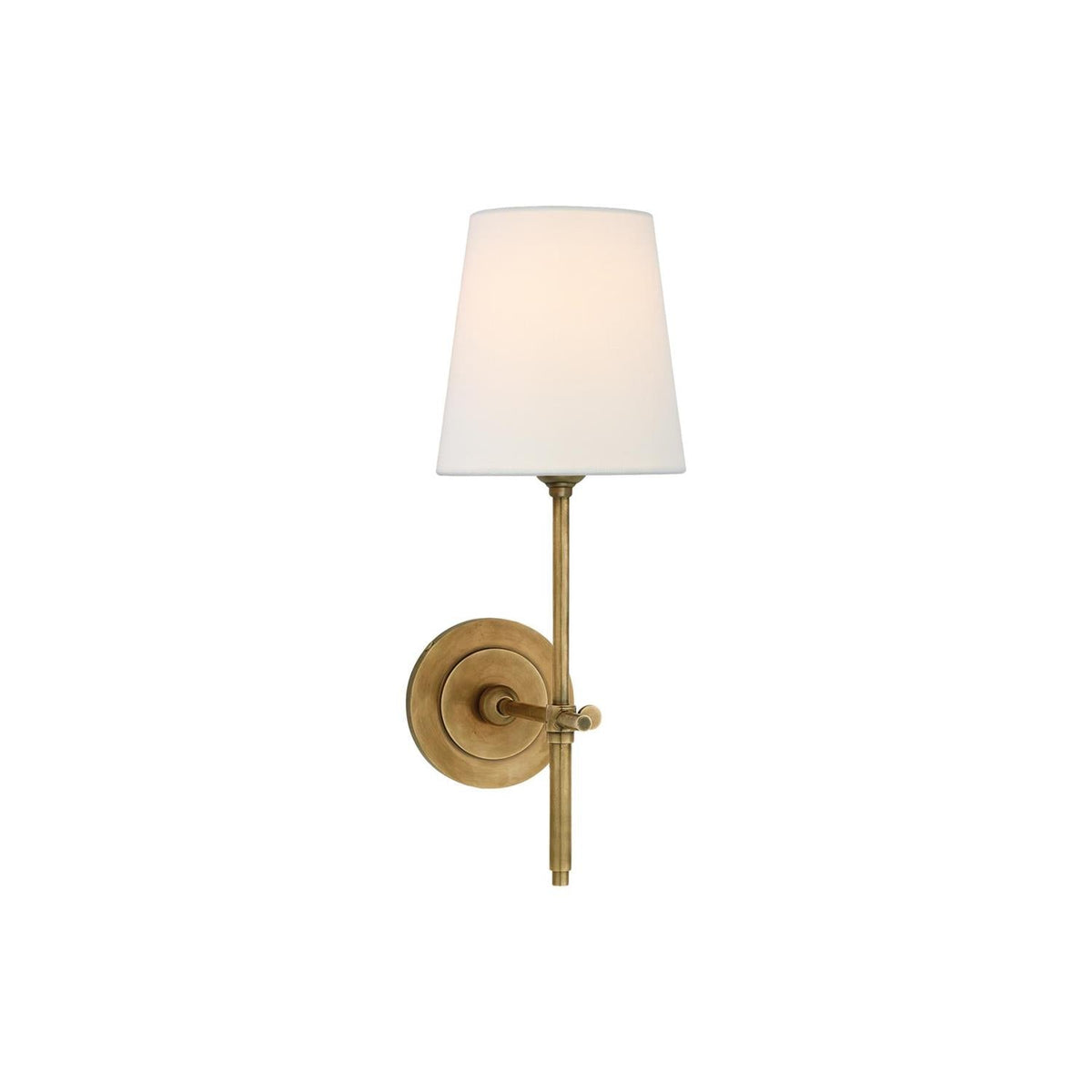 Dotores Wall Lamp Brass Fabric