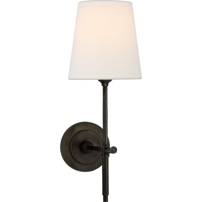 Dotores Wall Lamp Brass Fabric