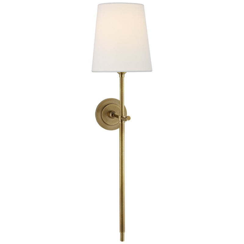 Dotores Wall Lamp Brass Fabric