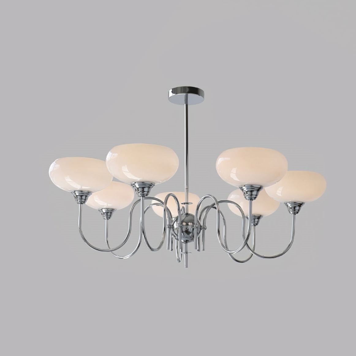Putikilu Vintage LED Metal Glass Chandelier Living Room