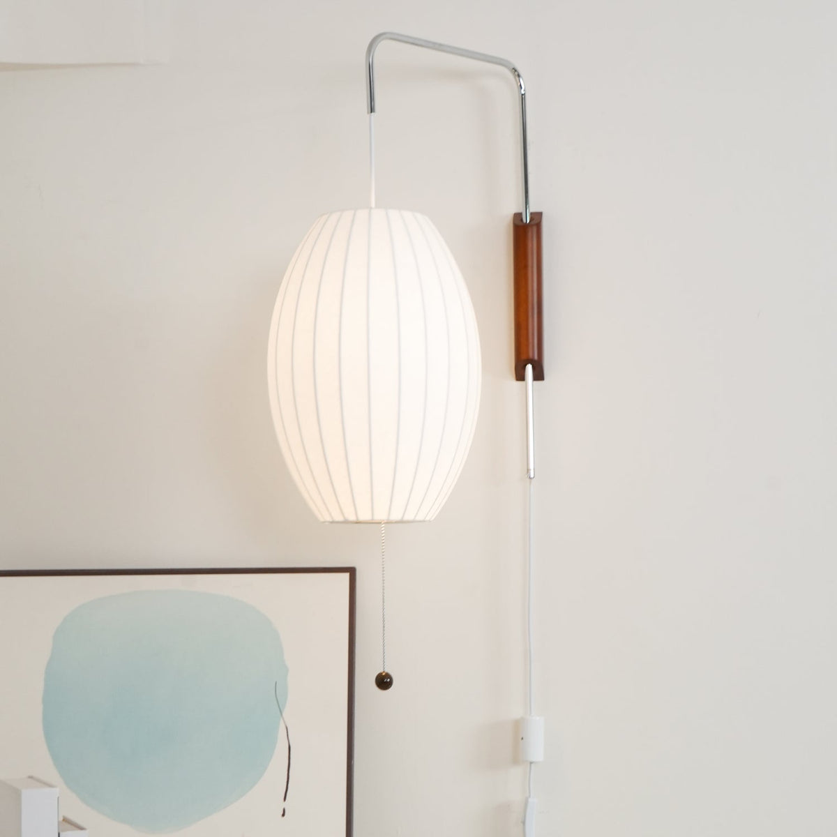 Aldinira Wall Sconce Walnut Ball