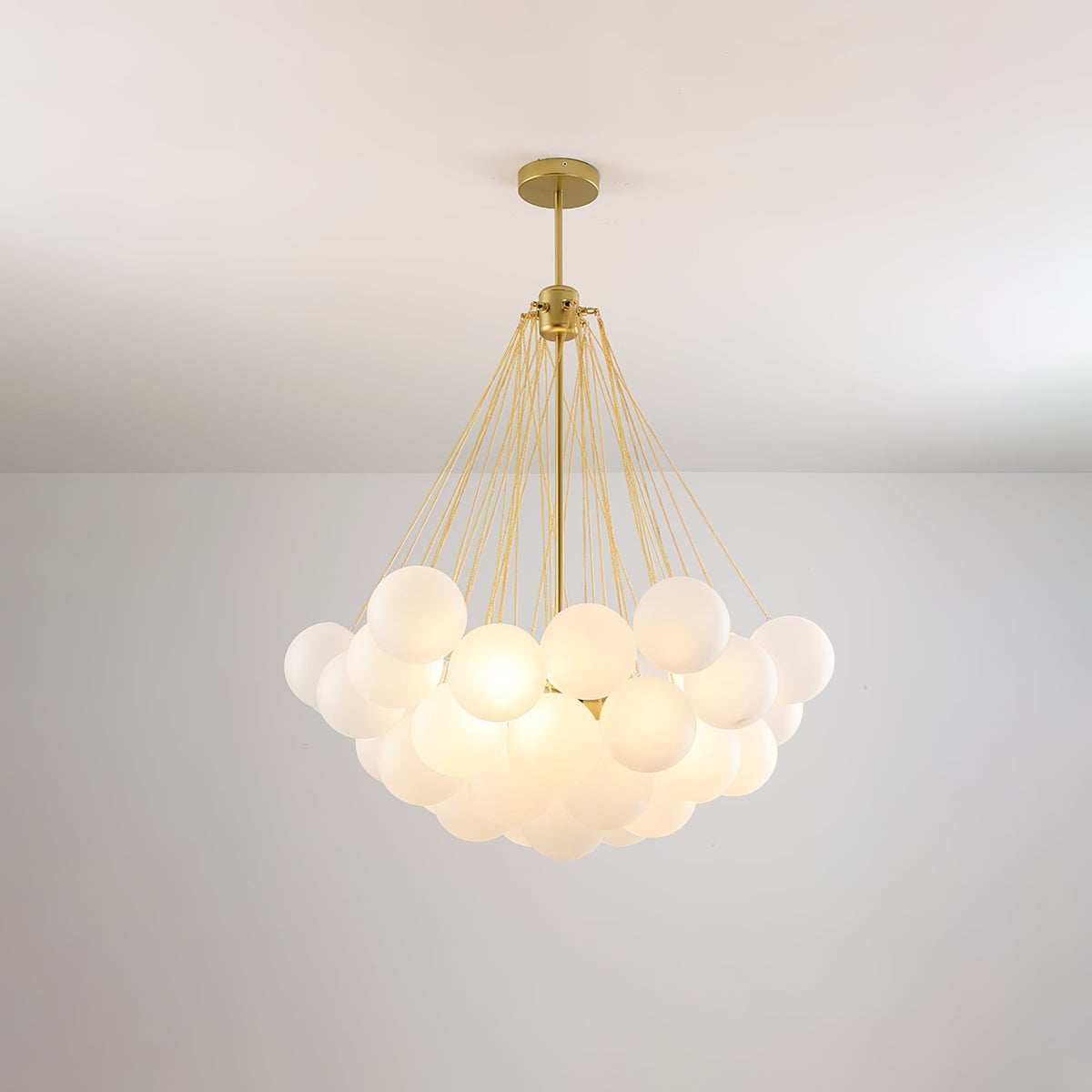 Eiririra Chandelier Bubble Frosted Glass