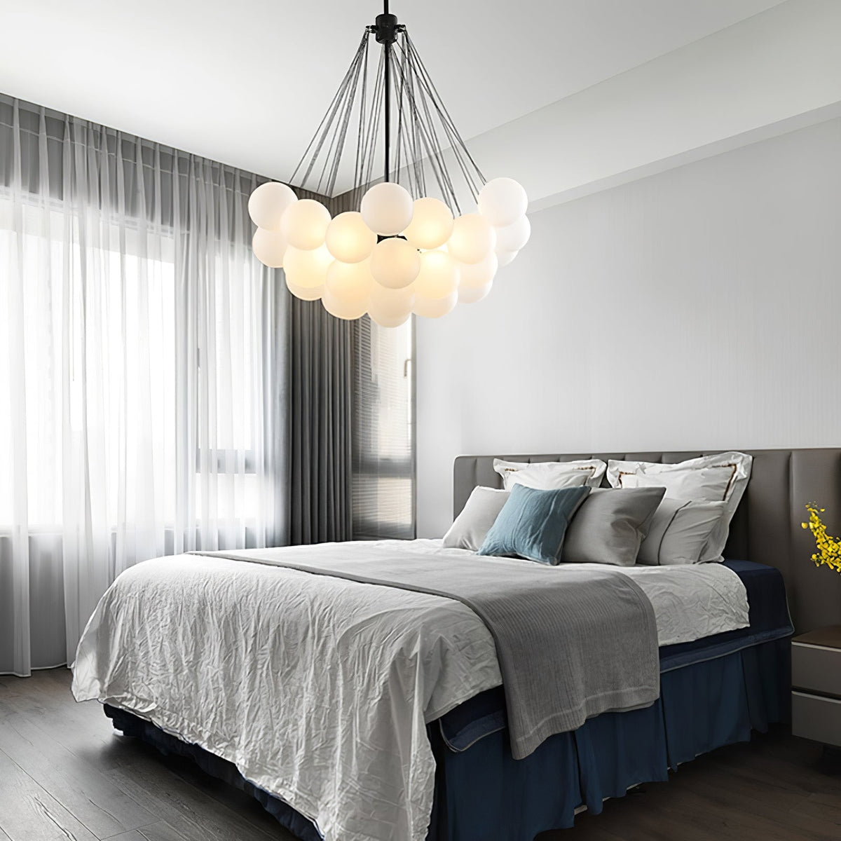 Pugusel Glass Globe Pendant Light Bubble
