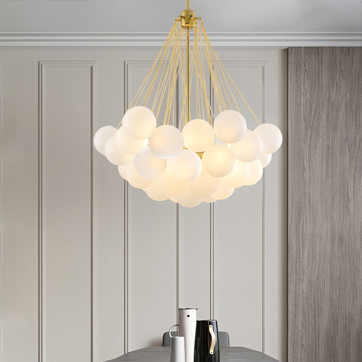 Pugusel Glass Globe Pendant Light Bubble