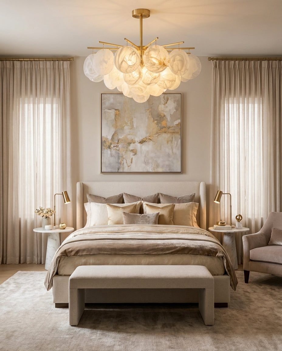 Everstone Alabaster Chandelier
