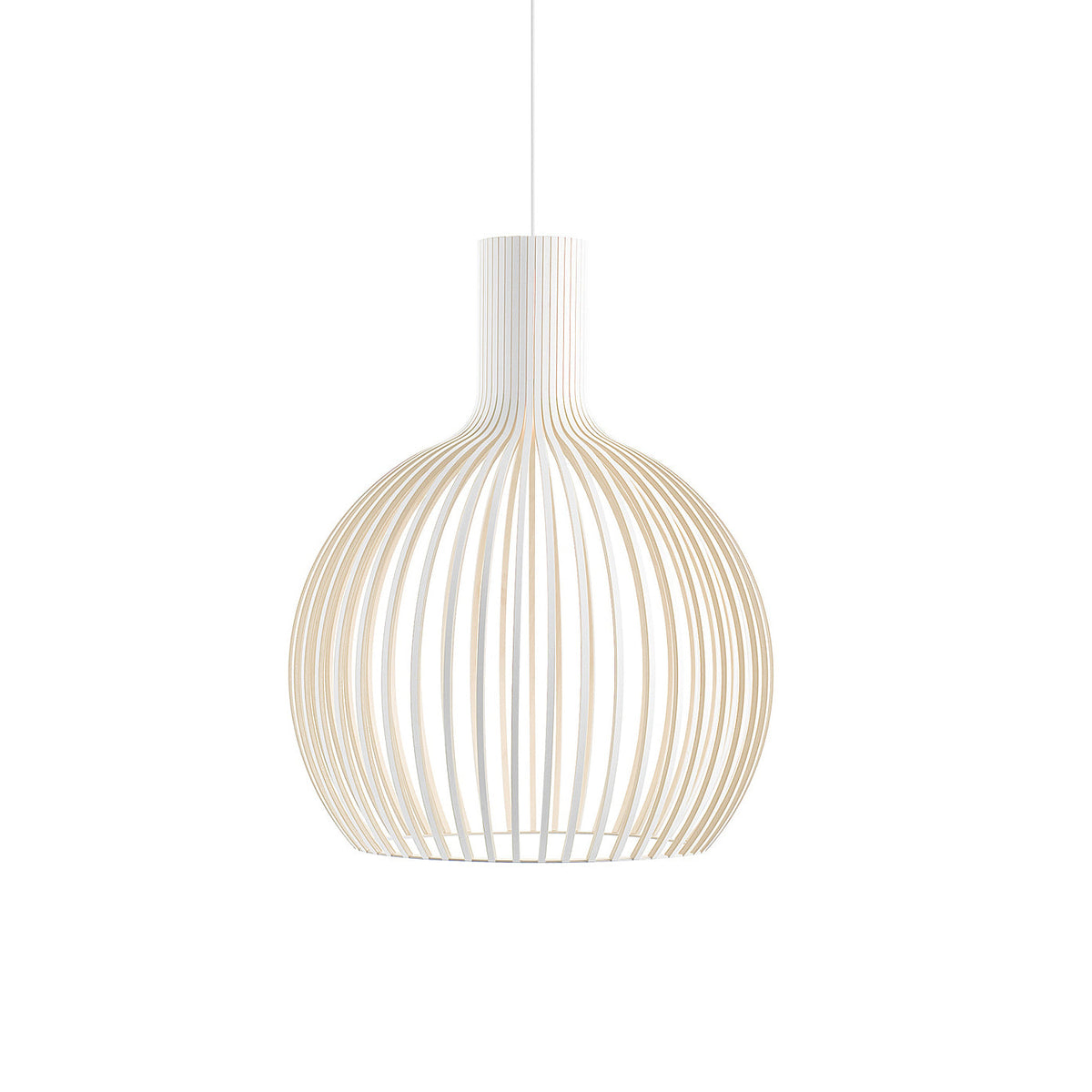 Avenorielle Sculptural Birch Open-Frame Pendant Lamp