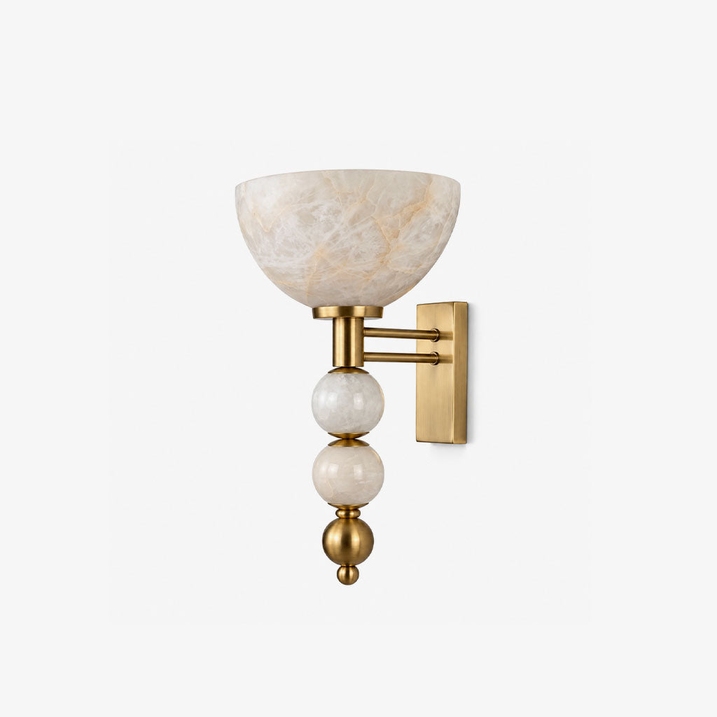 Loxhurst Alabaster Wall Sconce