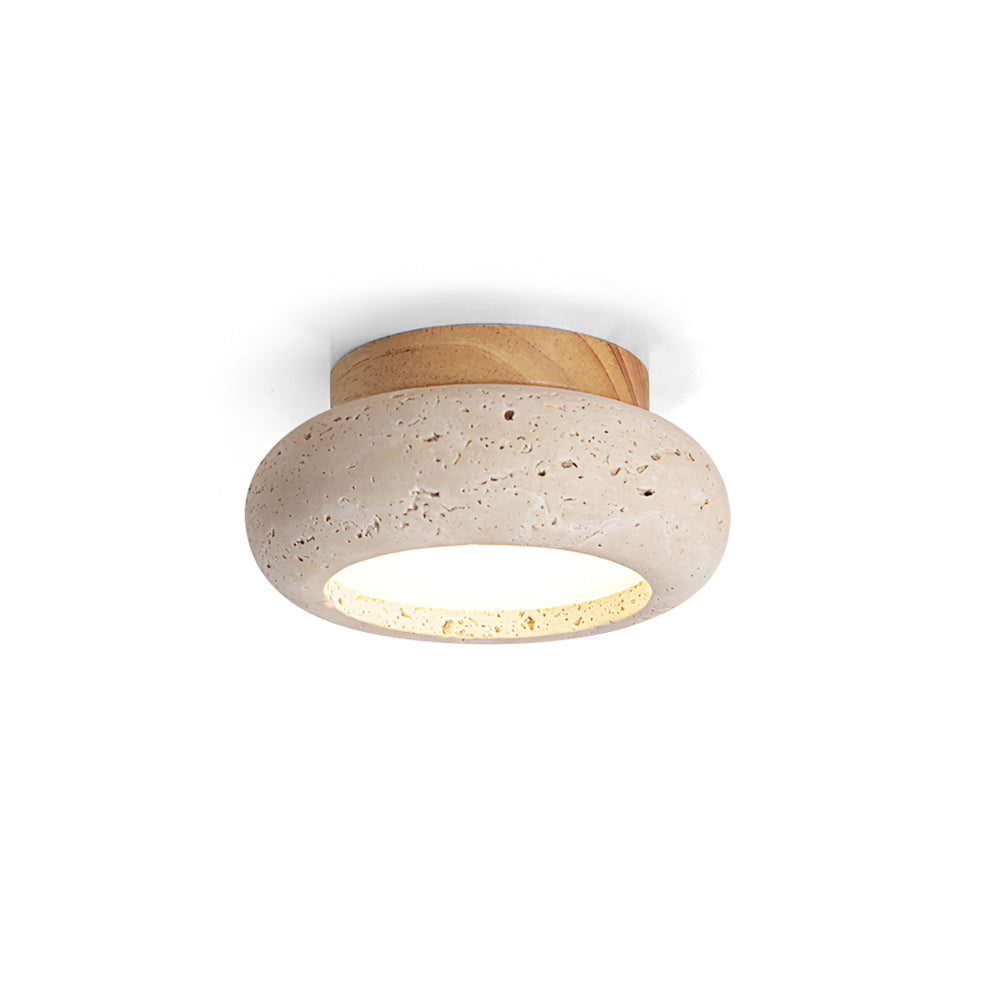 Jinomak Ceiling Light Mini Donut Travertine