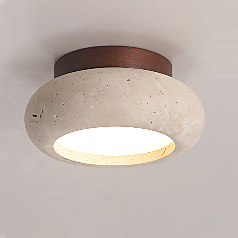 Jinomak Ceiling Light Mini Donut Travertine