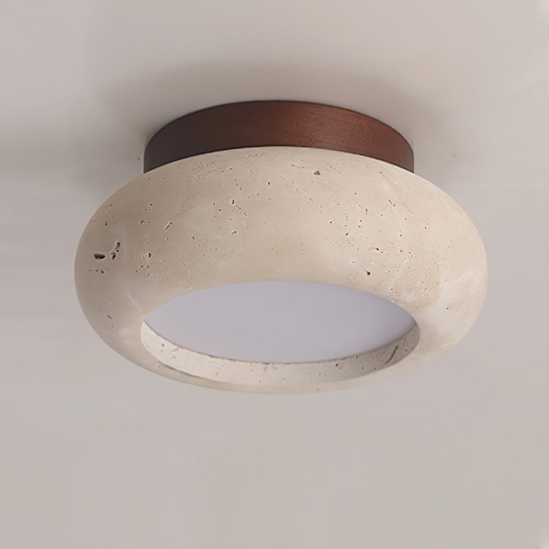 Jinomak Ceiling Light Mini Donut Travertine