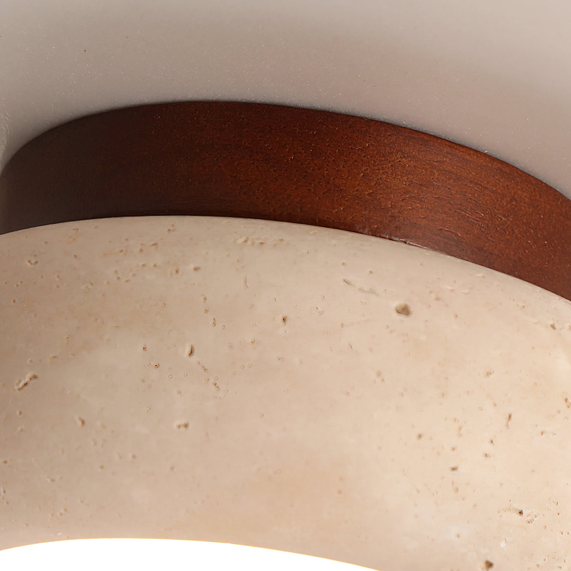 Jinomak Ceiling Light Mini Donut Travertine