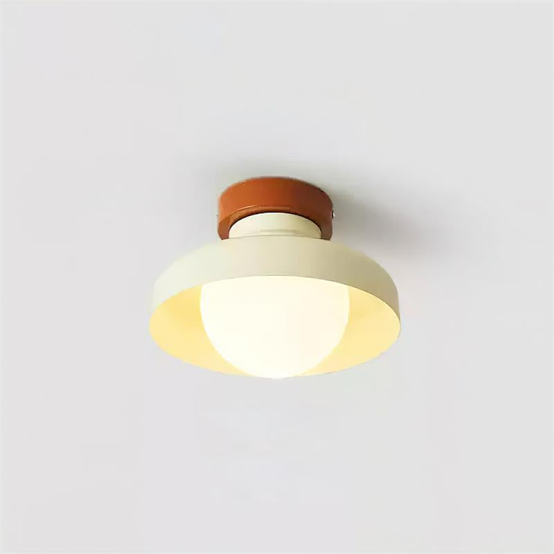 Valaneria Blue Metal Flush Mount Ceiling Light