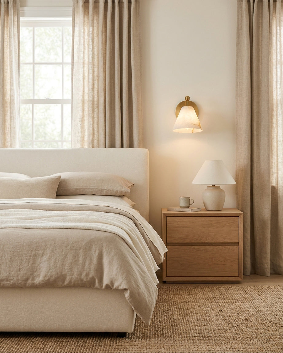 Eiraelle Alabaster Wall Sconce