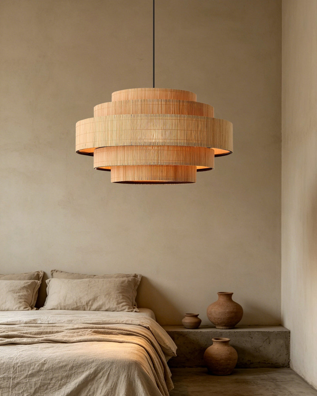 Calandra Bamboo Pendant Light