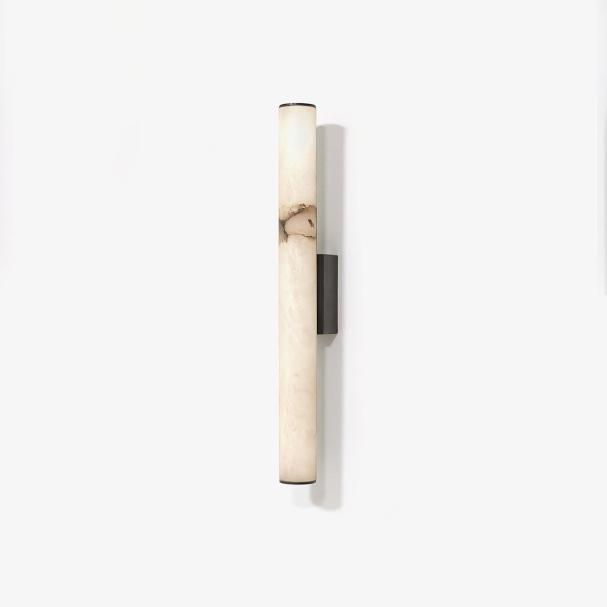 Wegobam Alabaster Vertical Cylindrical Wall Lamp