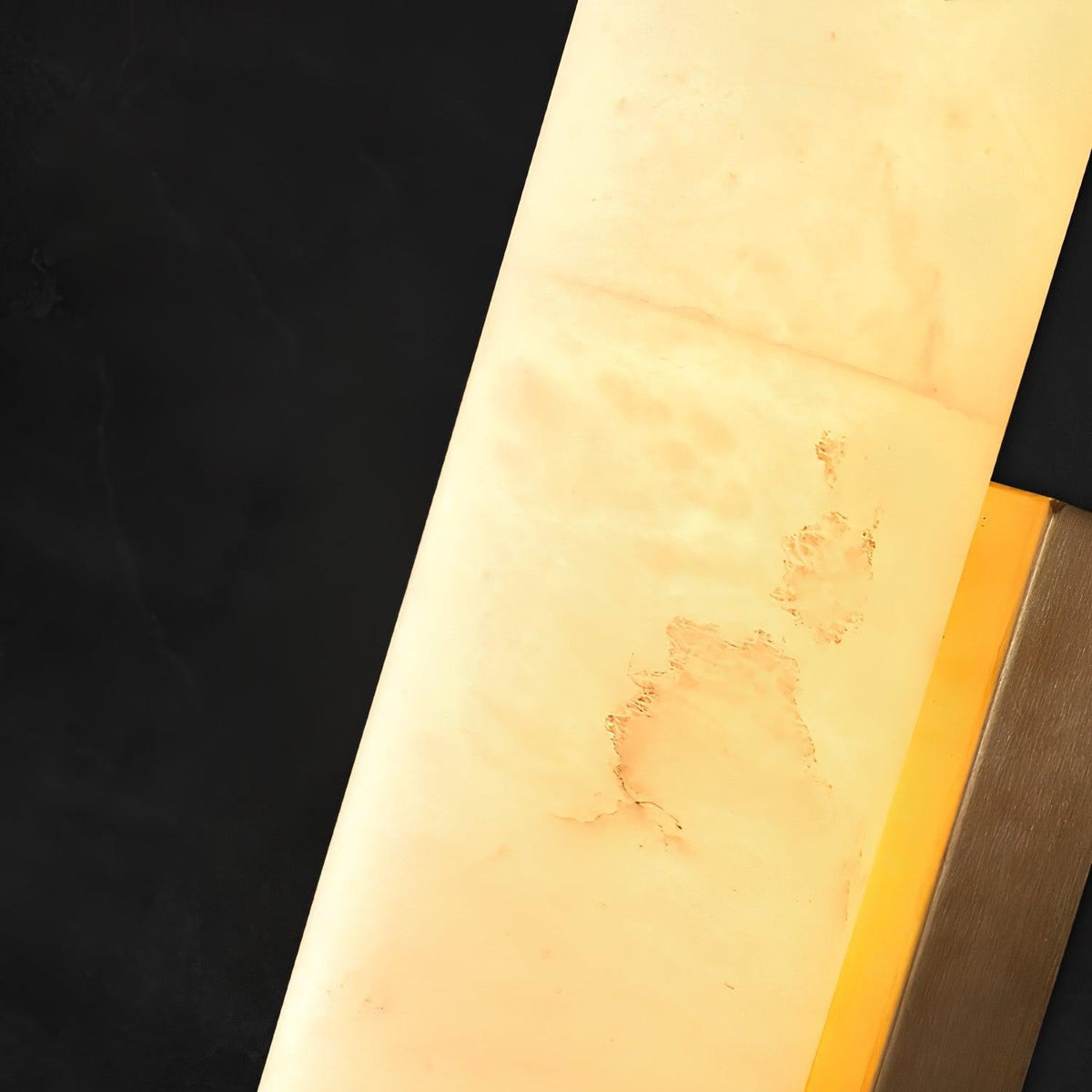 Wegobam Alabaster Vertical Cylindrical Wall Lamp