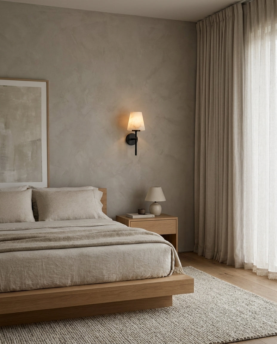 Corvenhurst Alabaster Wall Sconce