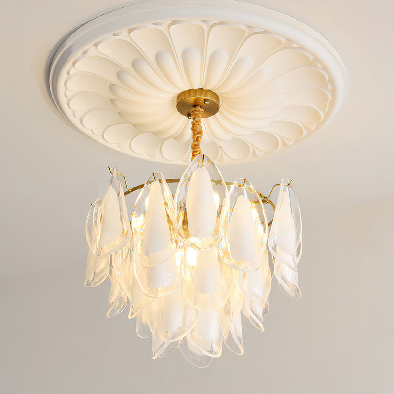 Celeella Glass Petal Chandelier