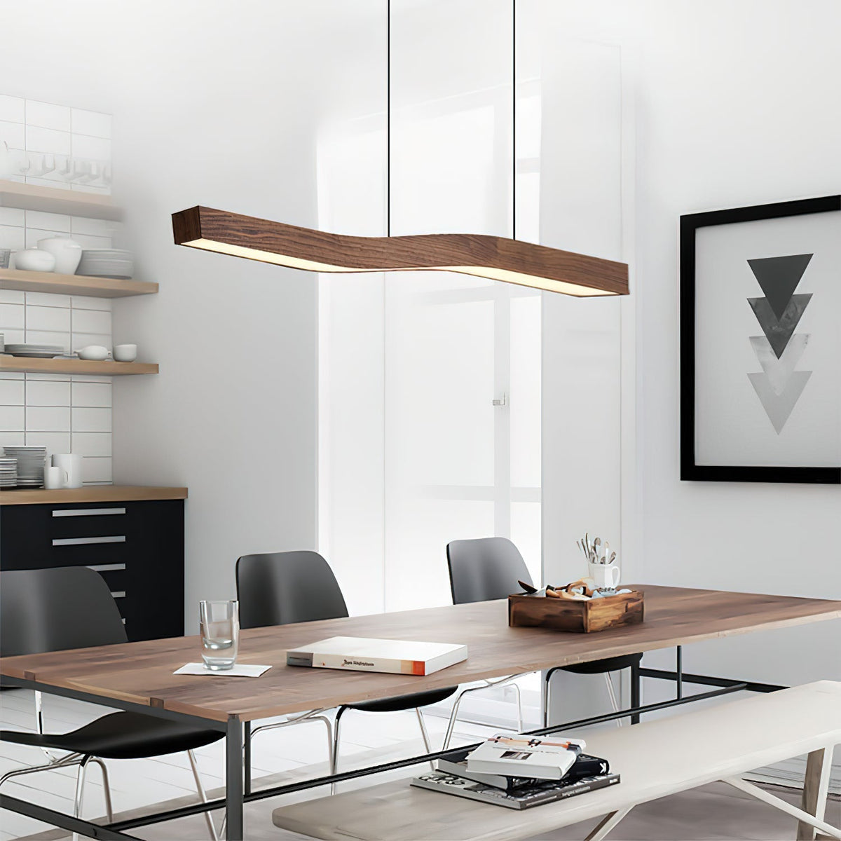 Gupimun Nordic Pendant Light Wood Living Room/Bedroom/Dining Room