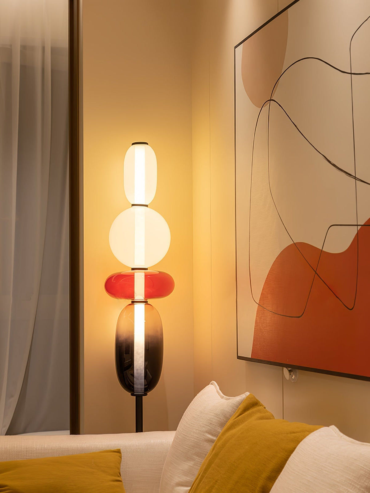 Velarelle Floor Light Candiedplayful Glass