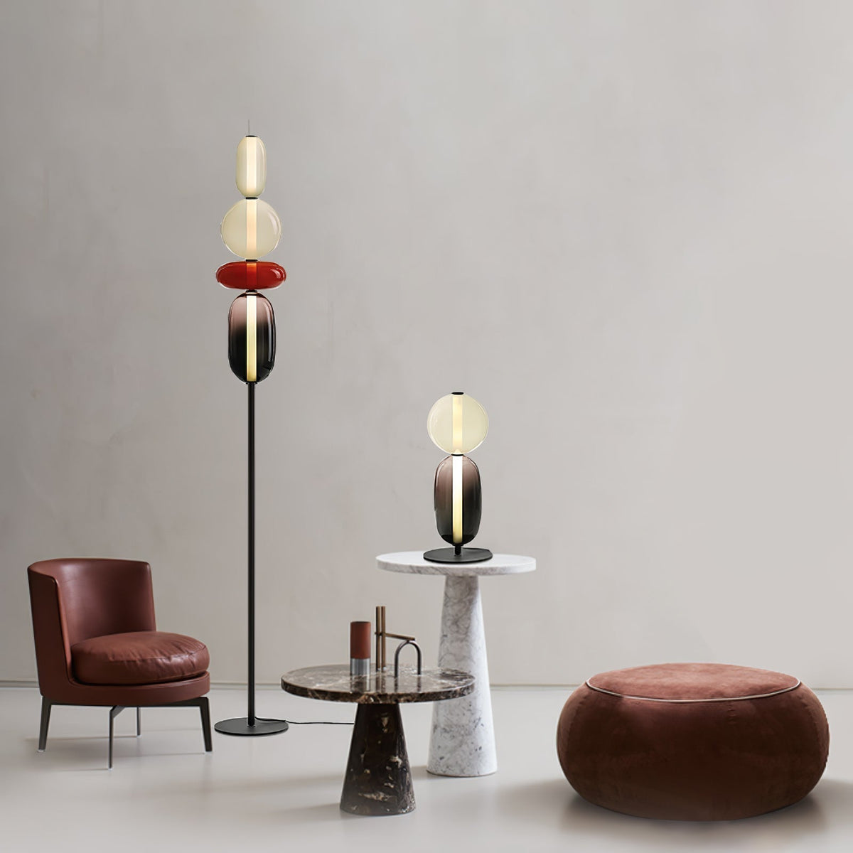 Velarelle Floor Light Candiedplayful Glass
