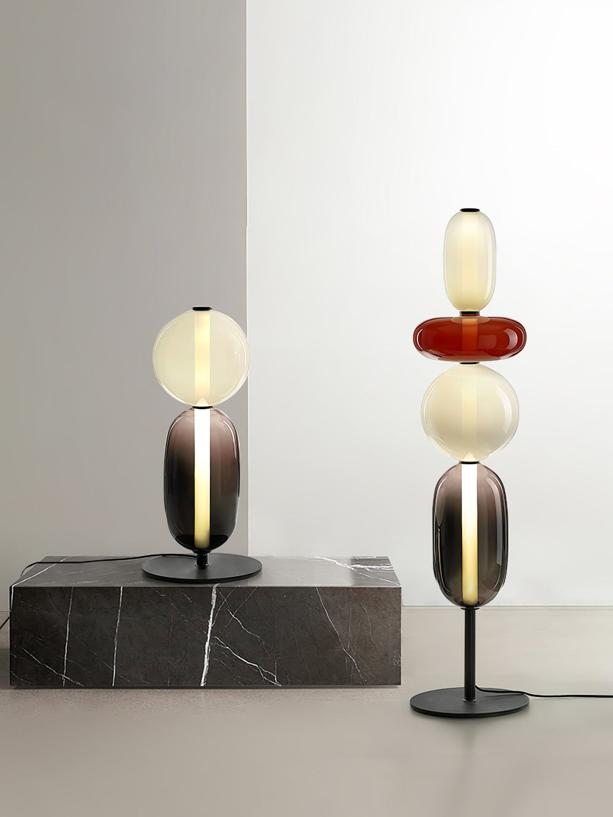 Velarelle Floor Light Candiedplayful Glass