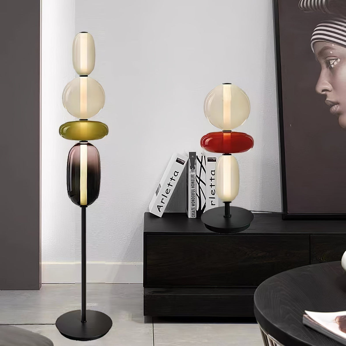 Velarelle Floor Light Candiedplayful Glass