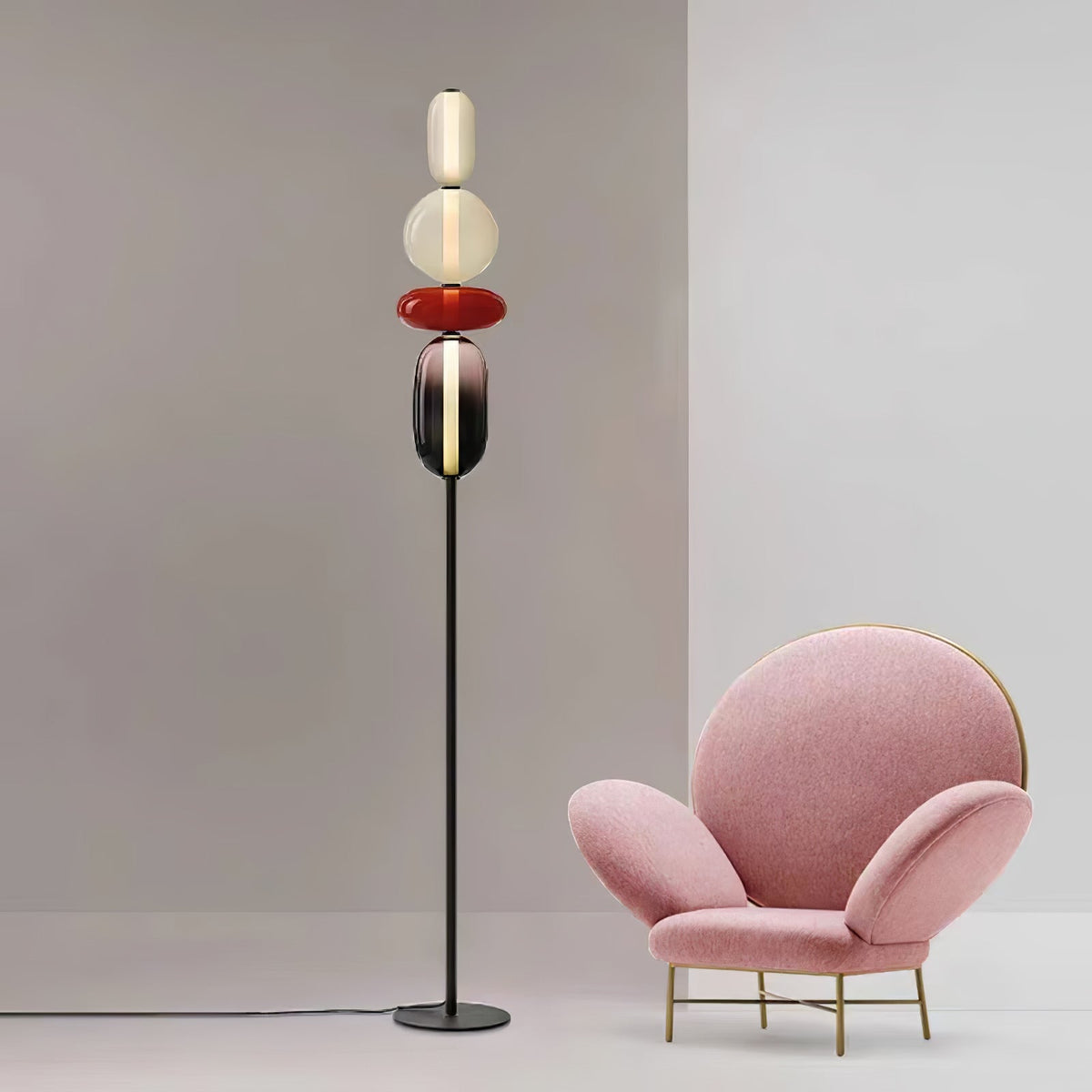 Velarelle Floor Light Candiedplayful Glass