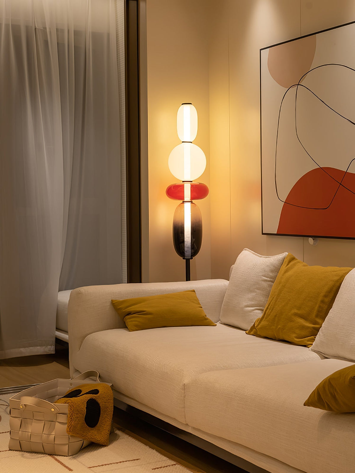 Velarelle Floor Light Candiedplayful Glass