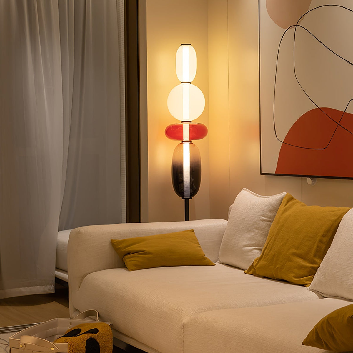 Velarelle Floor Light Candiedplayful Glass
