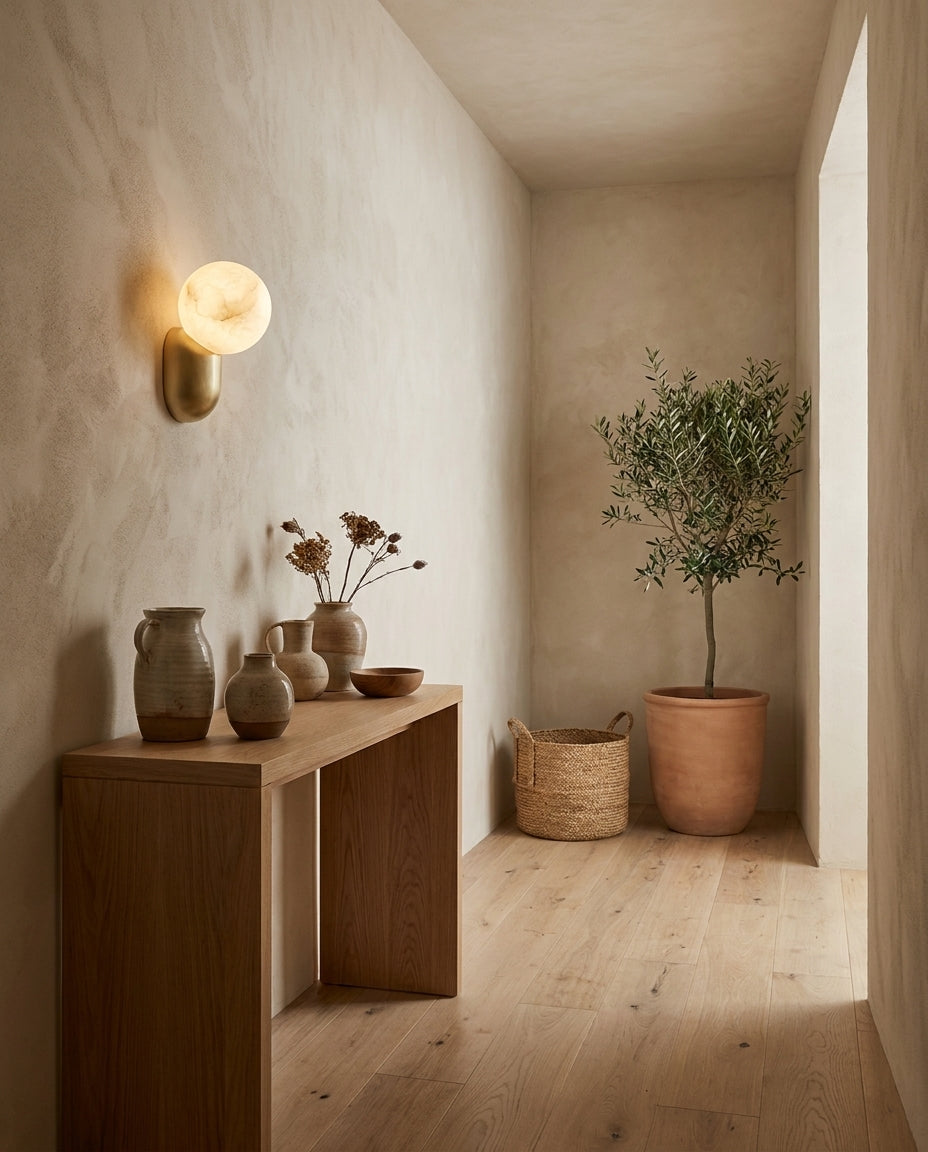 Keststone Alabaster Wall Sconce