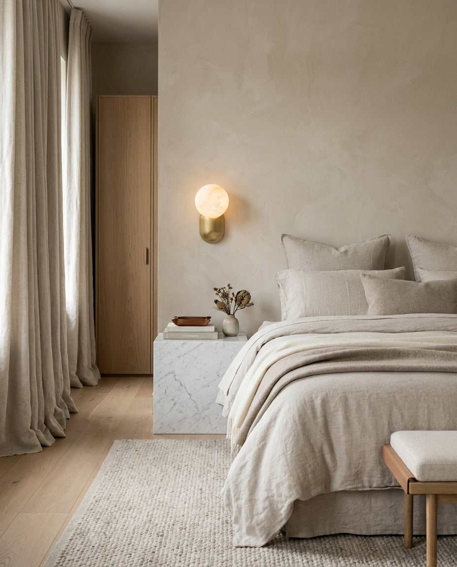 Keststone Alabaster Wall Sconce